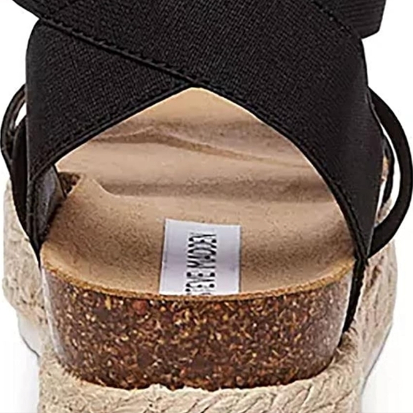 Steve Madden Kimmie Wedge Sandal black - Picture 3 of 10